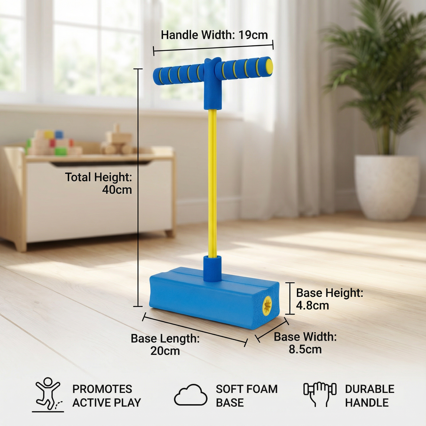 Kids Foam Pogo Jumper – Bouncing Toy for Indoor & Outdoor Fun