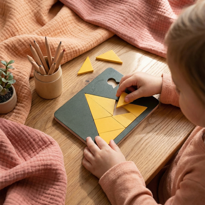 Wooden Tangram Puzzle Game