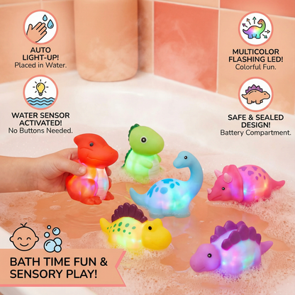 Light Up Dinosaurier Bath Toy