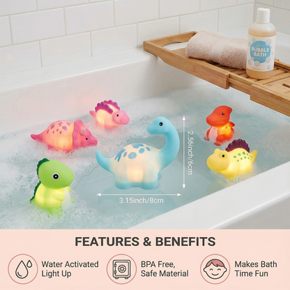 Light Up Dinosaurier Bath Toy