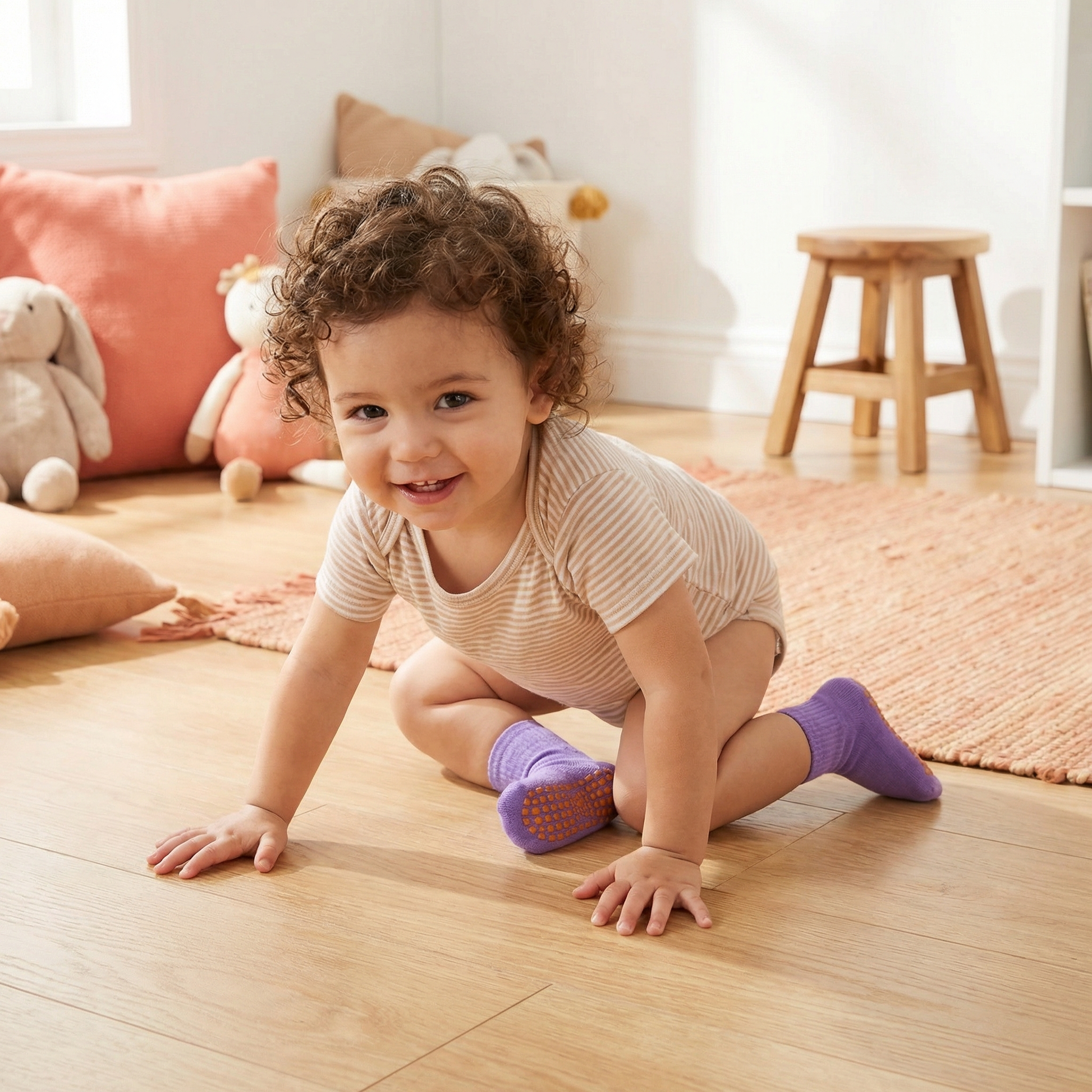 Safe Anti-Slip Socks For Children