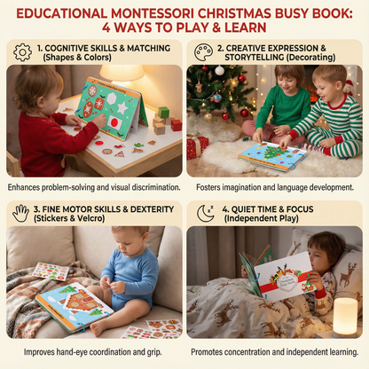 Educational Montessori Christmas Story Book