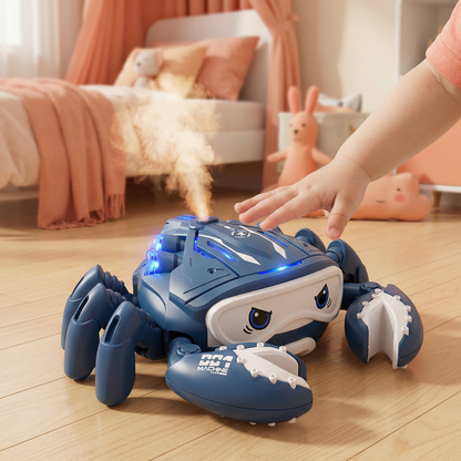 Luminous and Steam-Spraying Music Crab