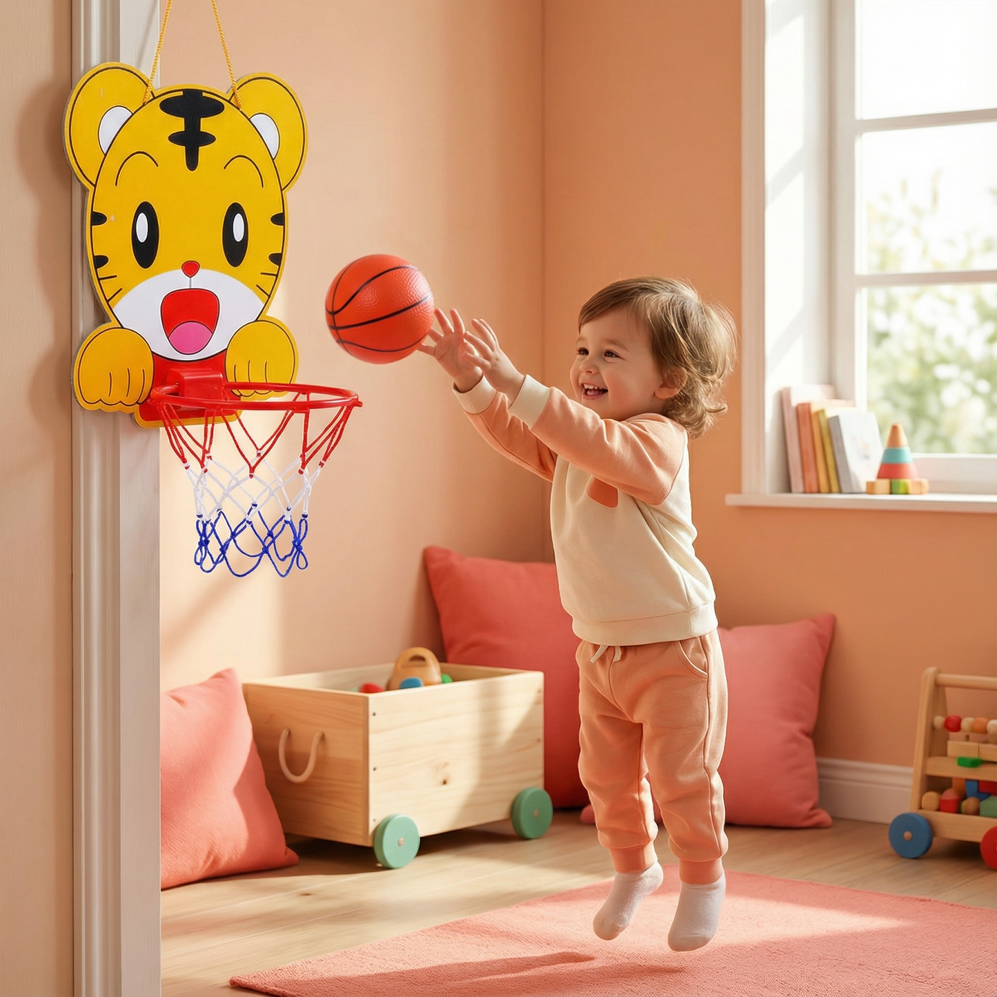 Cute Animal Basketball Set for Kids