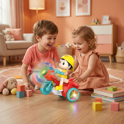 Light-Up Musical Kids Stunt Scooter Toy