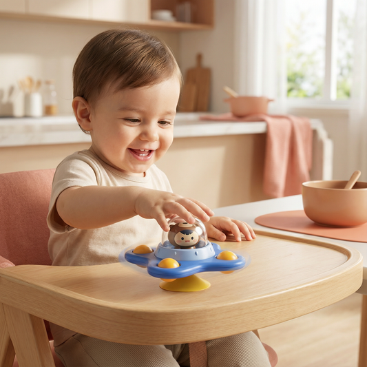 Montessori Suction Cup Spinner – Rotating Educational Toy