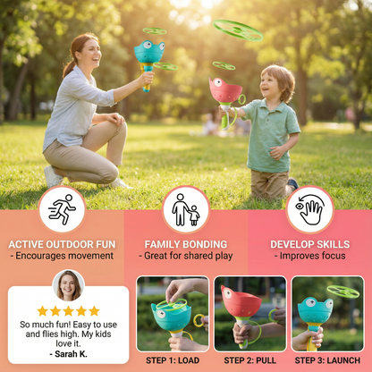 Flying Propeller Toy with String Starter