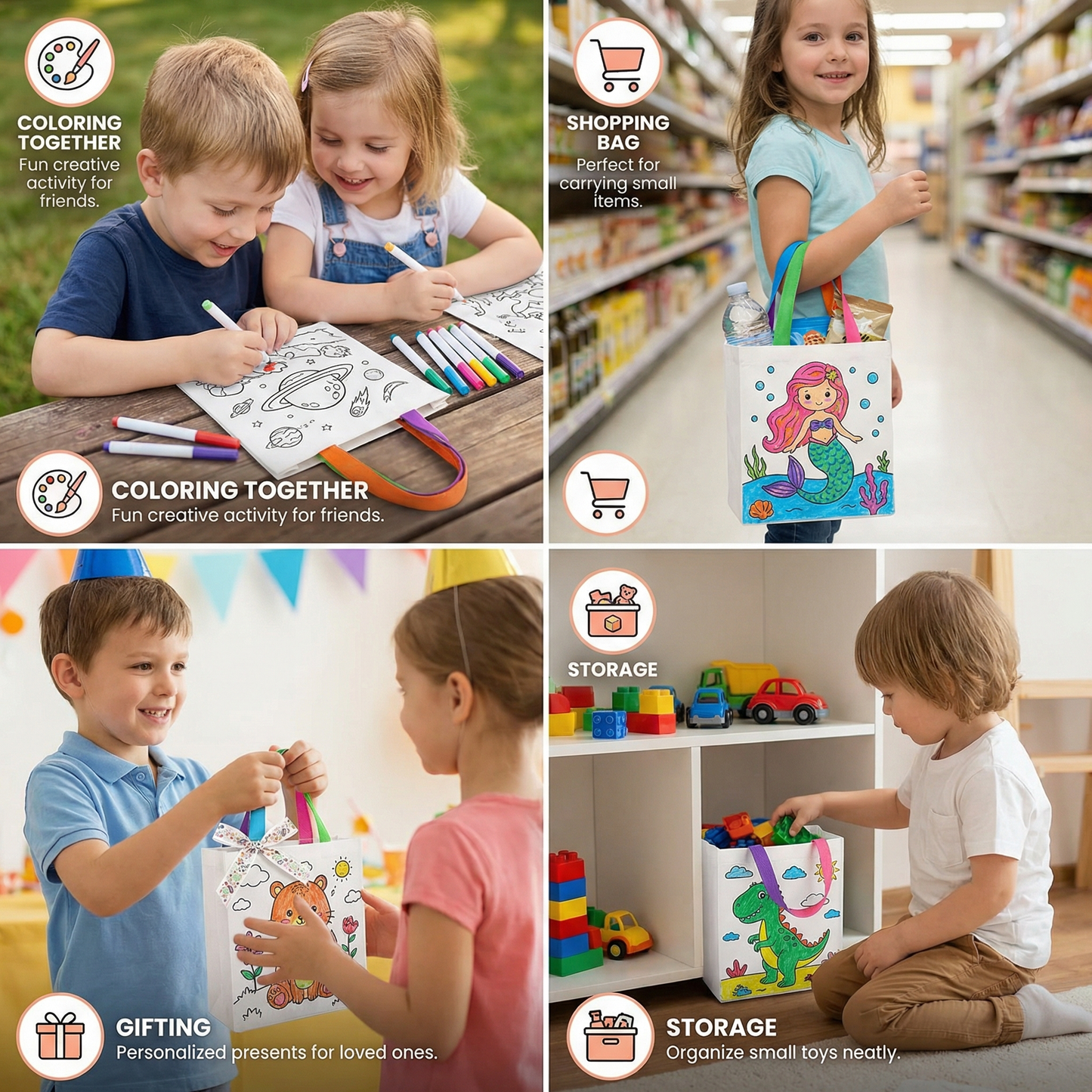 DIY Painting Bag Set with Pens