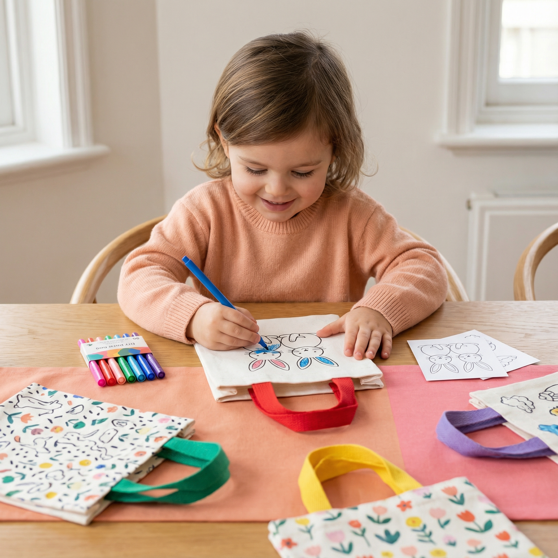 DIY Painting Bag Set with Pens