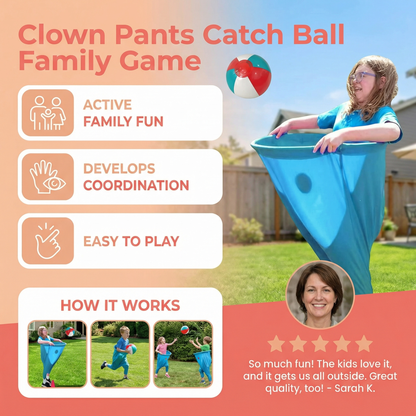 Clown Pants Catch Ball Family Game