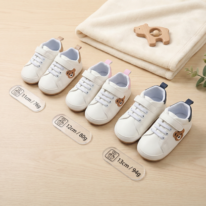 Toddler shoes in a cute bear design
