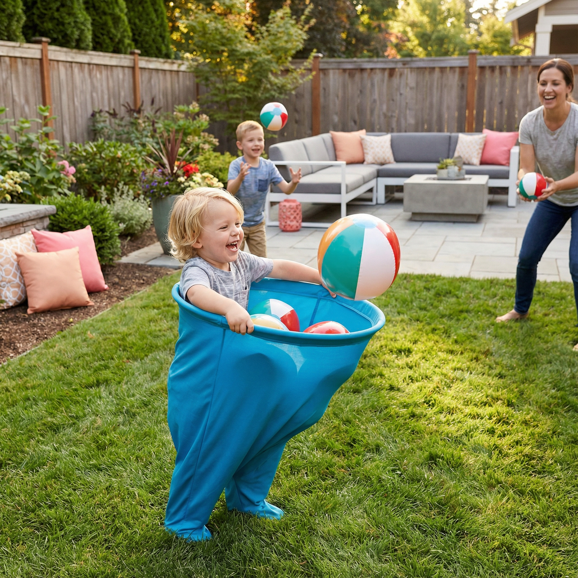 Clown Pants Catch Ball Family Game