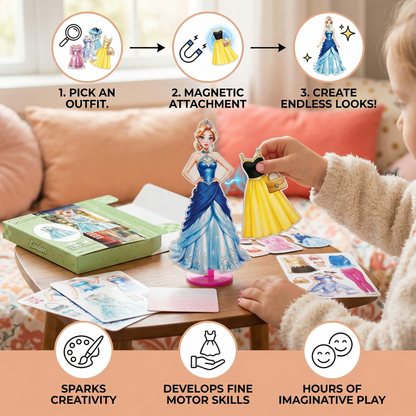 Magnetic Fashion Play Set for Children