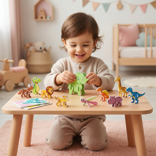 3D Cartoon Puzzle Set for Children